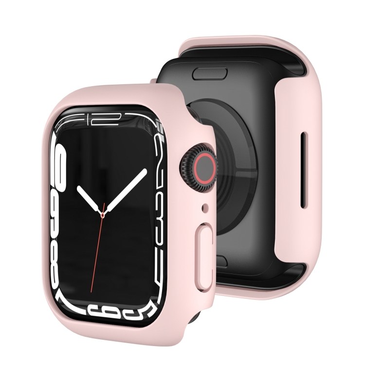 Pouzdro Soft Case růžové pro Apple Watch Series 9 / 8 / 7 41mm | Levné Kryty | Levné Kryty | Levné Kryty