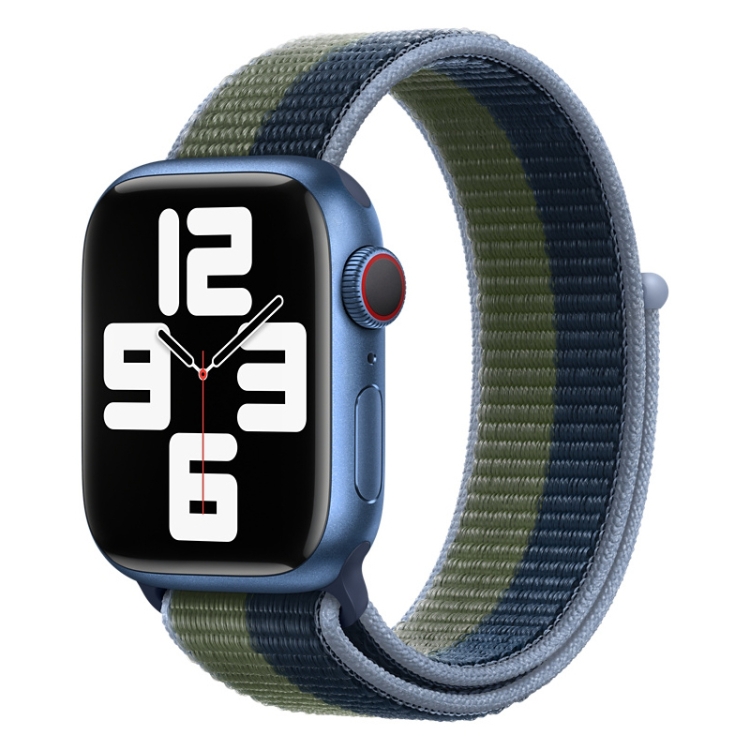 Řemínek Sport Wristband zeleno-modrý pro Apple Watch | Levné Kryty | Levné Kryty | Levné Kryty
