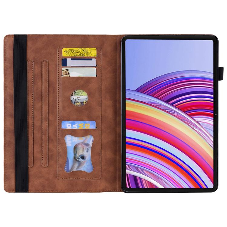 Knížkové pouzdro Slot case hnědé – Xiaomi Redmi Pad 2 | Levné Kryty | Levné Kryty | Levné Kryty
