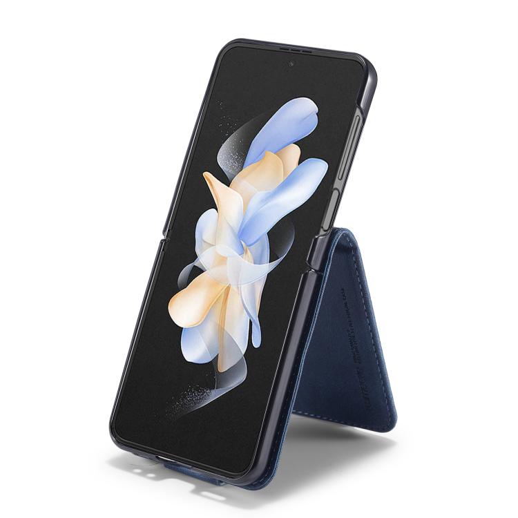 Peněženkové pouzdro Imeeke modré – Samsung Galaxy Z Flip 7 | Levné Kryty | Levné Kryty | Levné Kryty