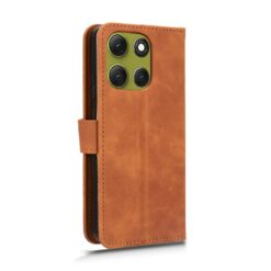 Peněženkové pouzdro Solid hnědé – Motorola Moto G86 5G | Levné Kryty | Levné Kryty | Levné Kryty