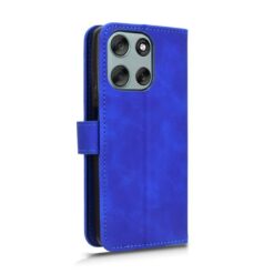 Peněženkové pouzdro Solid modré – Motorola Moto G56 5G | Levné Kryty | Levné Kryty | Levné Kryty