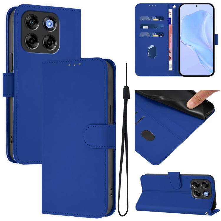 Peněženkové pouzdro Solid modré – ZTE Blade V70 Vita | Levné Kryty | Levné Kryty | Levné Kryty