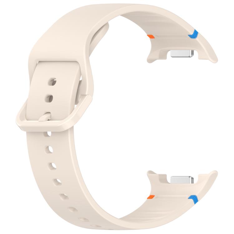 Řemínek Smooth Wristband béžový pro Samsung Galaxy Watch 8 Classic 46mm / Watch 8 44mm / Watch 8 40mm / Watch 9 44mm / Watch 9 40mm | Levné Kryty | Levné Kryty | Levné Kryty