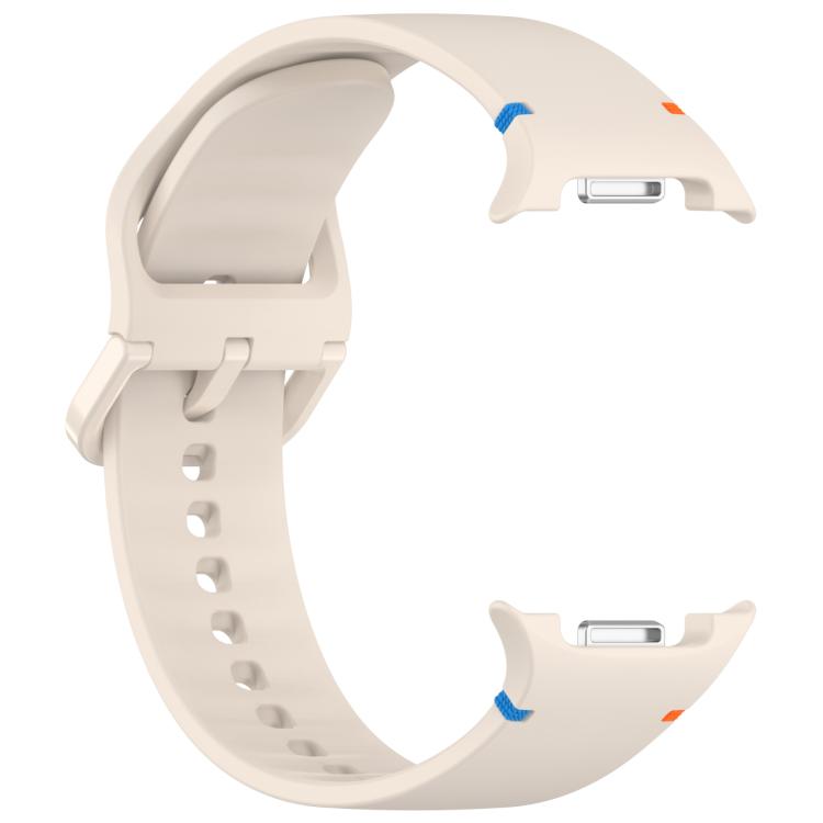 Řemínek Smooth Wristband béžový pro Samsung Galaxy Watch 8 Classic 46mm / Watch 8 44mm / Watch 8 40mm / Watch 9 44mm / Watch 9 40mm | Levné Kryty | Levné Kryty | Levné Kryty