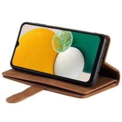 Multifunkční peněženkové pouzdro Nine-Card Case hnědé – Samsung Galaxy A17 5G | Levné Kryty | Levné Kryty | Levné Kryty