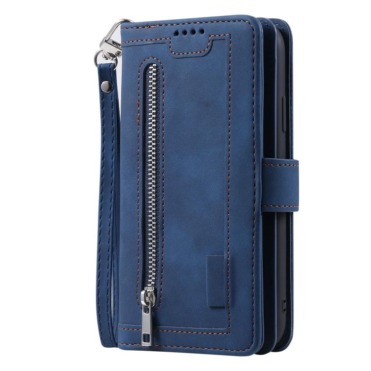Multifunkční peněženkové pouzdro puzdro Nine-Card Case modré – Samsung Galaxy A17 5G | Levné Kryty | Levné Kryty | Levné Kryty