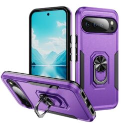 Odolný kryt Ring Armor fialový – Google Pixel 10 Pro XL