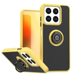 Odolný kryt Shadow Ring case žlutý – ZTE Blade A35 / A55