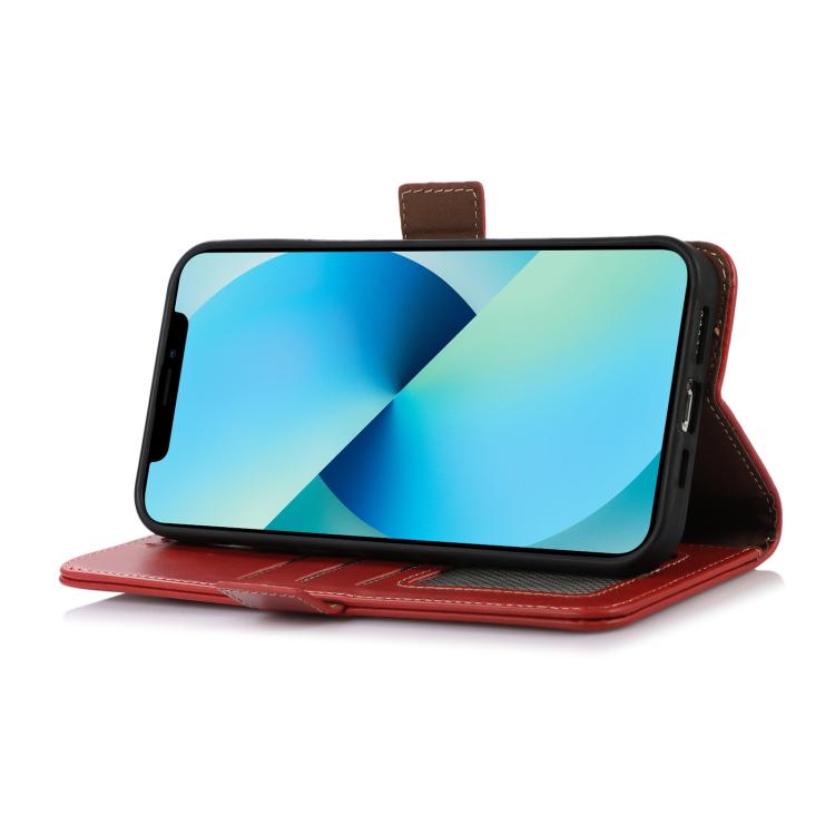 Peněženkové pouzdro RFID Leather case červené – Samsung Galaxy A17 5G | Levné Kryty | Levné Kryty | Levné Kryty