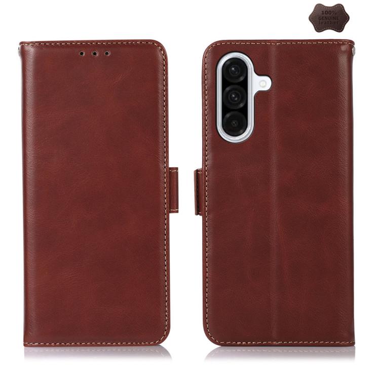 Peněženkové pouzdro RFID Leather case hnědé – Samsung Galaxy A17 5G | Levné Kryty | Levné Kryty | Levné Kryty