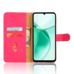 Peněženkové pouzdro Solid růžové – ZTE Blade A35 / A55 | Levné Kryty | Levné Kryty | Levné Kryty