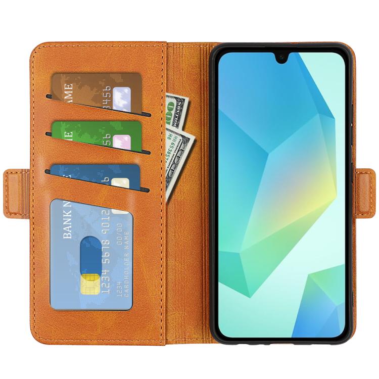 Peněženkové pouzdro Voltage case bledohnědé – Samsung Galaxy A17 5G | Levné Kryty | Levné Kryty | Levné Kryty
