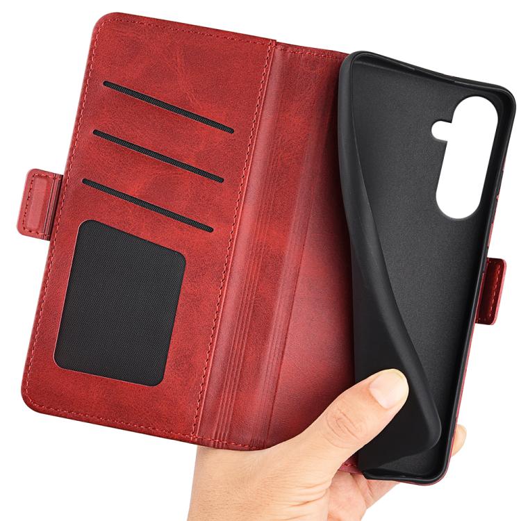 Peněženkové pouzdro Voltage case červené – Samsung Galaxy A17 5G | Levné Kryty | Levné Kryty | Levné Kryty