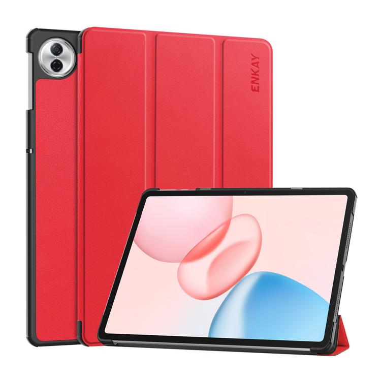 Knížkové pouzdro Enkay Pure case červené – Honor Pad 10 12.1″ | Levné Kryty | Levné Kryty | Levné Kryty