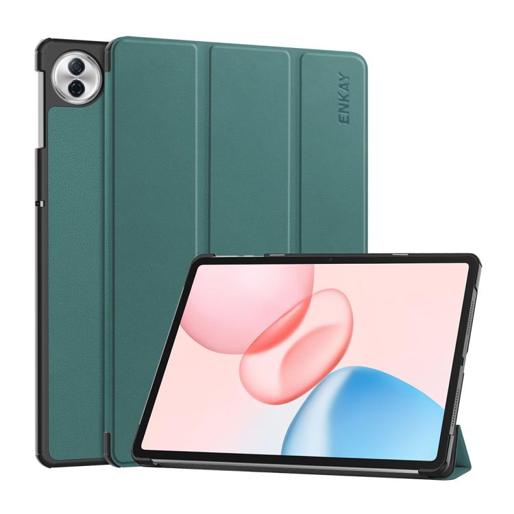 Knížkové pouzdro Enkay Pure case zelené – Honor Pad 10 12.1″ | Levné Kryty | Levné Kryty | Levné Kryty