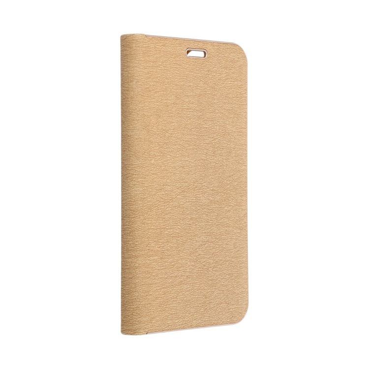 Knížkové pouzdro Luna Book zlaté – Apple iPhone 17 Pro | Levné Kryty | Levné Kryty | Levné Kryty