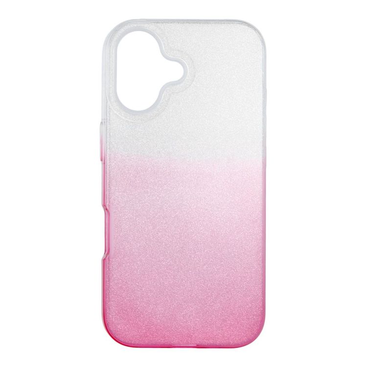 Třpytivý Kryt Forcell Shining transparentno-růžový – Apple iPhone 17 | Levné Kryty | Levné Kryty | Levné Kryty