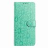 Peněženkové pouzdro Embossing Pattern Květy modré – Xiaomi Redmi 15 4G/5G | Levné Kryty | Levné Kryty | Levné Kryty