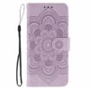 Peněženkové pouzdro Embossing Pattern Mandala zlaté – Xiaomi Redmi 15 4G/5G | Levné Kryty | Levné Kryty | Levné Kryty