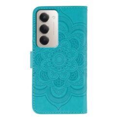Peněženkové pouzdro Embossing Pattern Mandala modré – Xiaomi Redmi 15 4G/5G | Levné Kryty | Levné Kryty | Levné Kryty