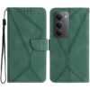 Peněženkové pouzdro Embossing Pattern Stitchy růžové – Xiaomi Redmi 15 4G/5G | Levné Kryty | Levné Kryty | Levné Kryty