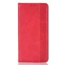 Peněženkové pouzdro Retro Leather červené – Realme Note 70T