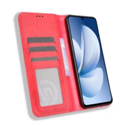Alternative view of Peněženkové pouzdro Retro Leather červené – Realme Note 70T