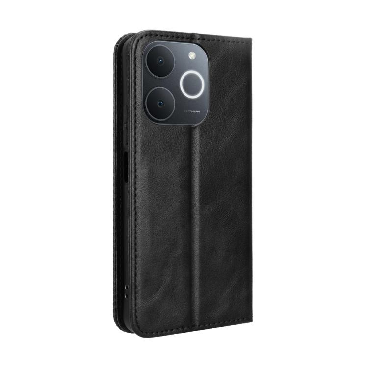 Peněženkové pouzdro Retro Leather černé – Realme Note 70T | Levné Kryty | Levné Kryty | Levné Kryty