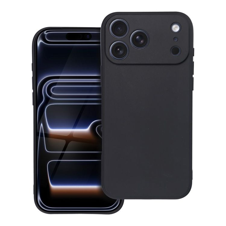 Silikonový kryt Soft Matt černý – Apple iPhone 17 Pro Max | Levné Kryty | Levné Kryty | Levné Kryty