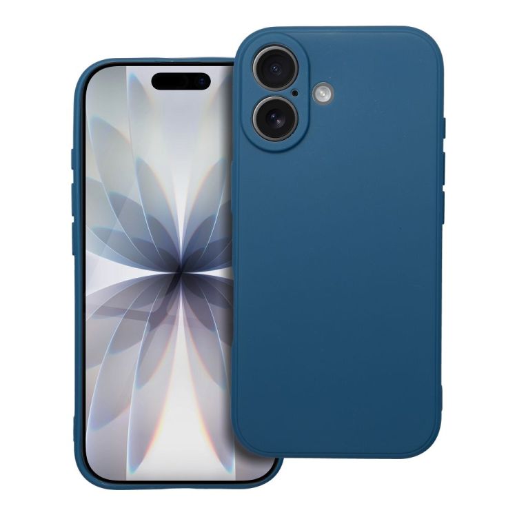 Silikonový kryt Soft Matt modrý – Apple iPhone 17 | Levné Kryty | Levné Kryty | Levné Kryty