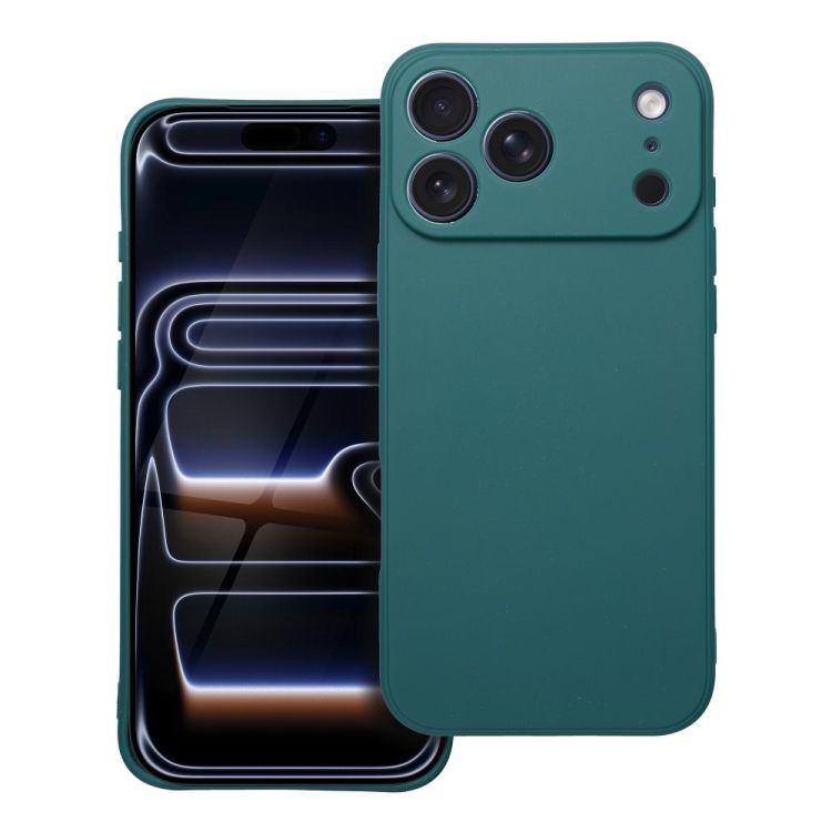 Silikonový kryt Soft Matt zelený – Apple iPhone 17 Pro Max | Levné Kryty | Levné Kryty | Levné Kryty