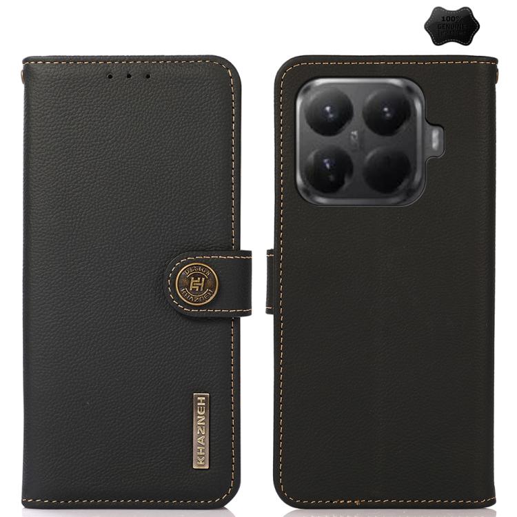Kožené pouzdro Khazneh Business case černé – Xiaomi 15T Pro | Levné Kryty | Levné Kryty | Levné Kryty