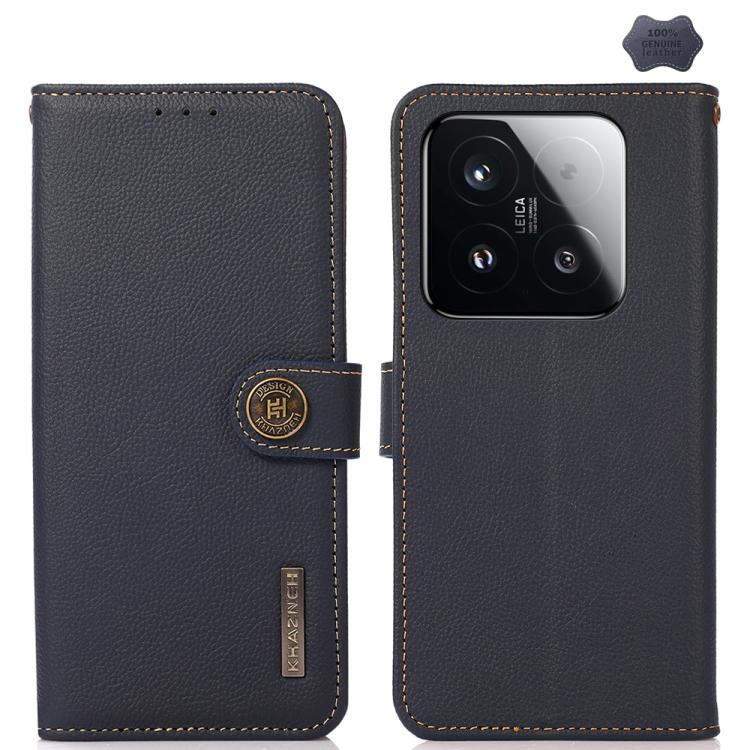 Kožené pouzdro Khazneh Business case modré – Xiaomi 15T | Levné Kryty | Levné Kryty | Levné Kryty