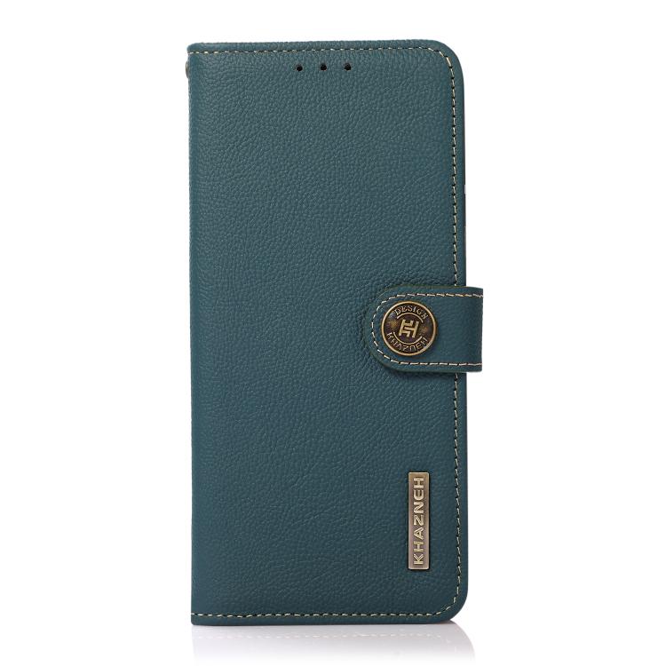 Kožené pouzdro Khazneh Business case zelené – Samsung Galaxy S25 FE | Levné Kryty | Levné Kryty | Levné Kryty