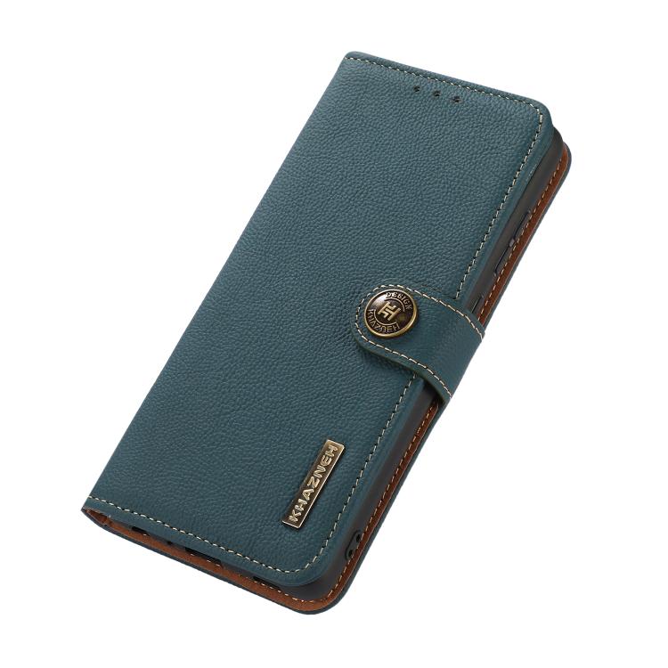 Kožené pouzdro Khazneh Business case zelené – Samsung Galaxy S25 FE | Levné Kryty | Levné Kryty | Levné Kryty