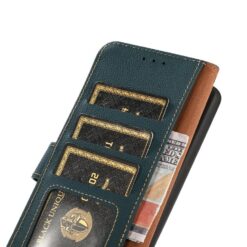 Kožené pouzdro Khazneh Business case zelené – Samsung Galaxy S25 FE | Levné Kryty | Levné Kryty | Levné Kryty