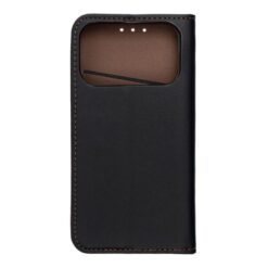 Kožené pouzdro Smart Pro černé – Apple iPhone 17 Pro Max | Levné Kryty | Levné Kryty | Levné Kryty