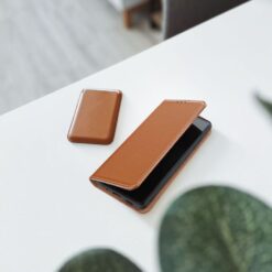 Kožené pouzdro Smart Pro hnědé – Apple iPhone 17 Pro Max | Levné Kryty | Levné Kryty | Levné Kryty