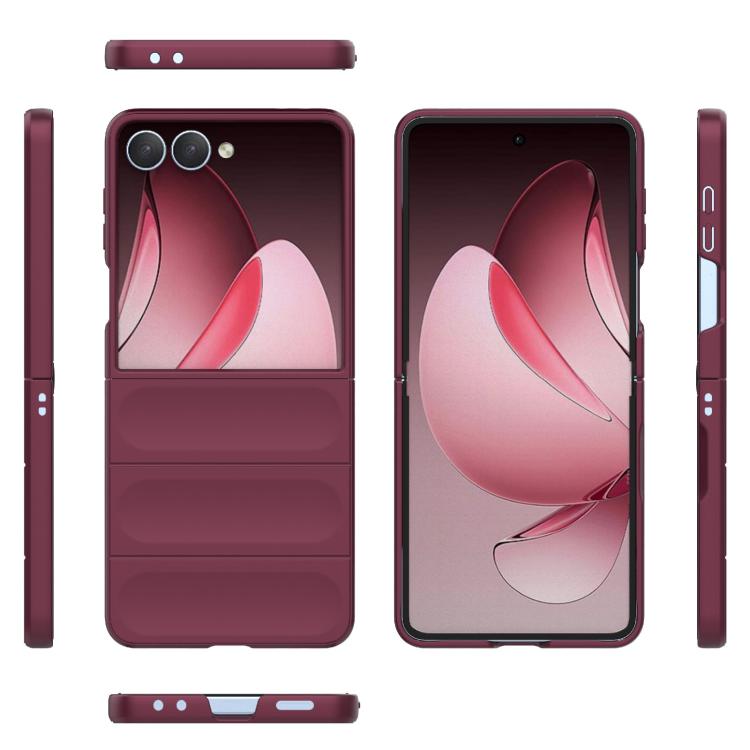 Odolný kryt Magic Shield bordový – Samsung Galaxy Z Flip 7 | Levné Kryty | Levné Kryty | Levné Kryty