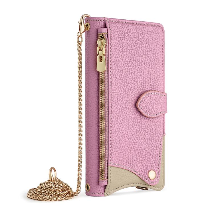 Peněženkové pouzdro Chain Wallet Case růžové – Samsung Galaxy A17 5G | Levné Kryty | Levné Kryty | Levné Kryty