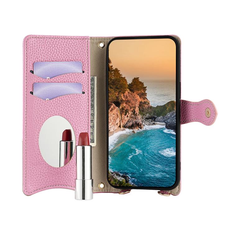 Peněženkové pouzdro Chain Wallet Case růžové – Samsung Galaxy A17 5G | Levné Kryty | Levné Kryty | Levné Kryty