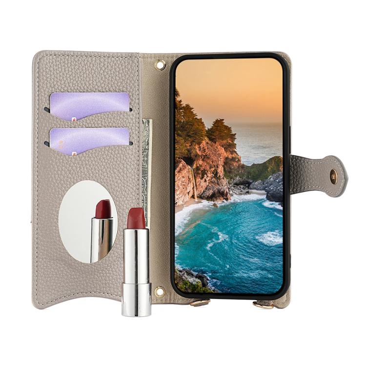 Peněženkové pouzdro Chain Wallet Case šedé – Samsung Galaxy A17 5G | Levné Kryty | Levné Kryty | Levné Kryty