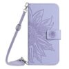 Peněženkové pouzdro Embossing Pattern Květ bledorůžové – T Phone 3 | Levné Kryty | Levné Kryty | Levné Kryty