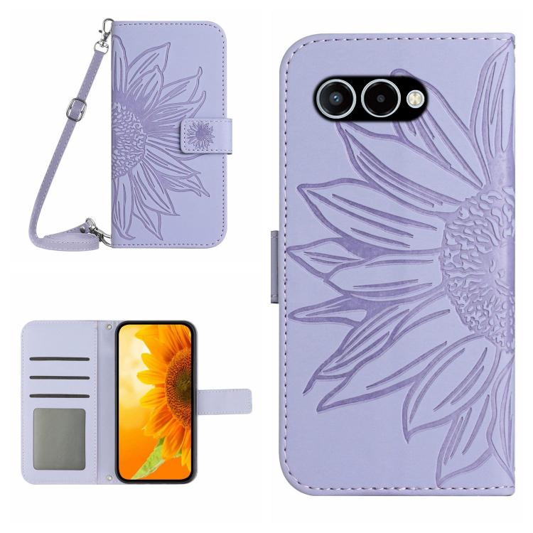 Peněženkové pouzdro Embossing Pattern Květ fialové – T Phone 3 | Levné Kryty | Levné Kryty | Levné Kryty