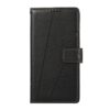 Peněženkové pouzdro Embossing Pattern Line modré – Samsung Galaxy S25 FE | Levné Kryty | Levné Kryty | Levné Kryty