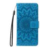 Peněženkové pouzdro Embossing Pattern Slunečnice zelené – Samsung Galaxy S25 FE | Levné Kryty | Levné Kryty | Levné Kryty