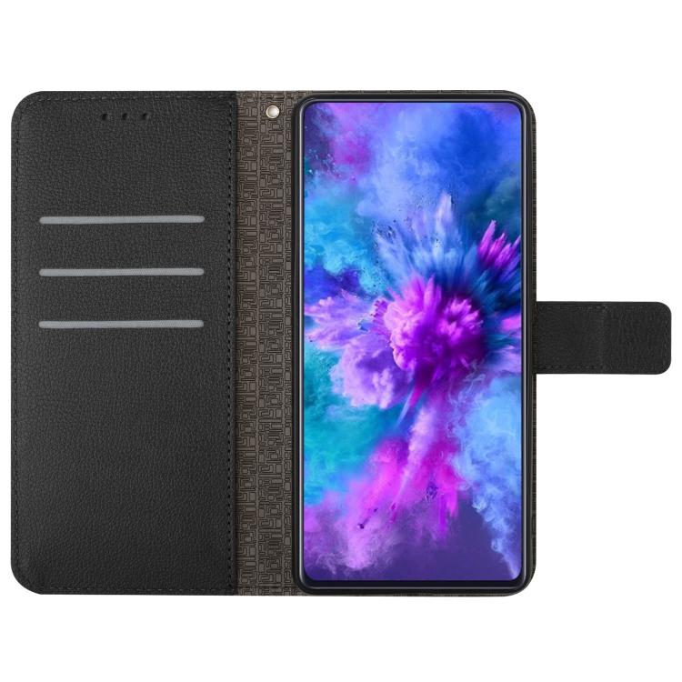 Peněženkové pouzdro Grid case černé – T Phone 3 | Levné Kryty | Levné Kryty | Levné Kryty