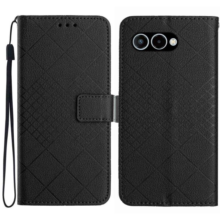 Peněženkové pouzdro Grid case černé – T Phone 3 | Levné Kryty | Levné Kryty | Levné Kryty