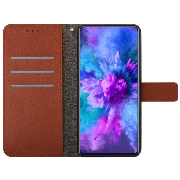 Peněženkové pouzdro Grid case hnědé – T Phone 3 | Levné Kryty | Levné Kryty | Levné Kryty